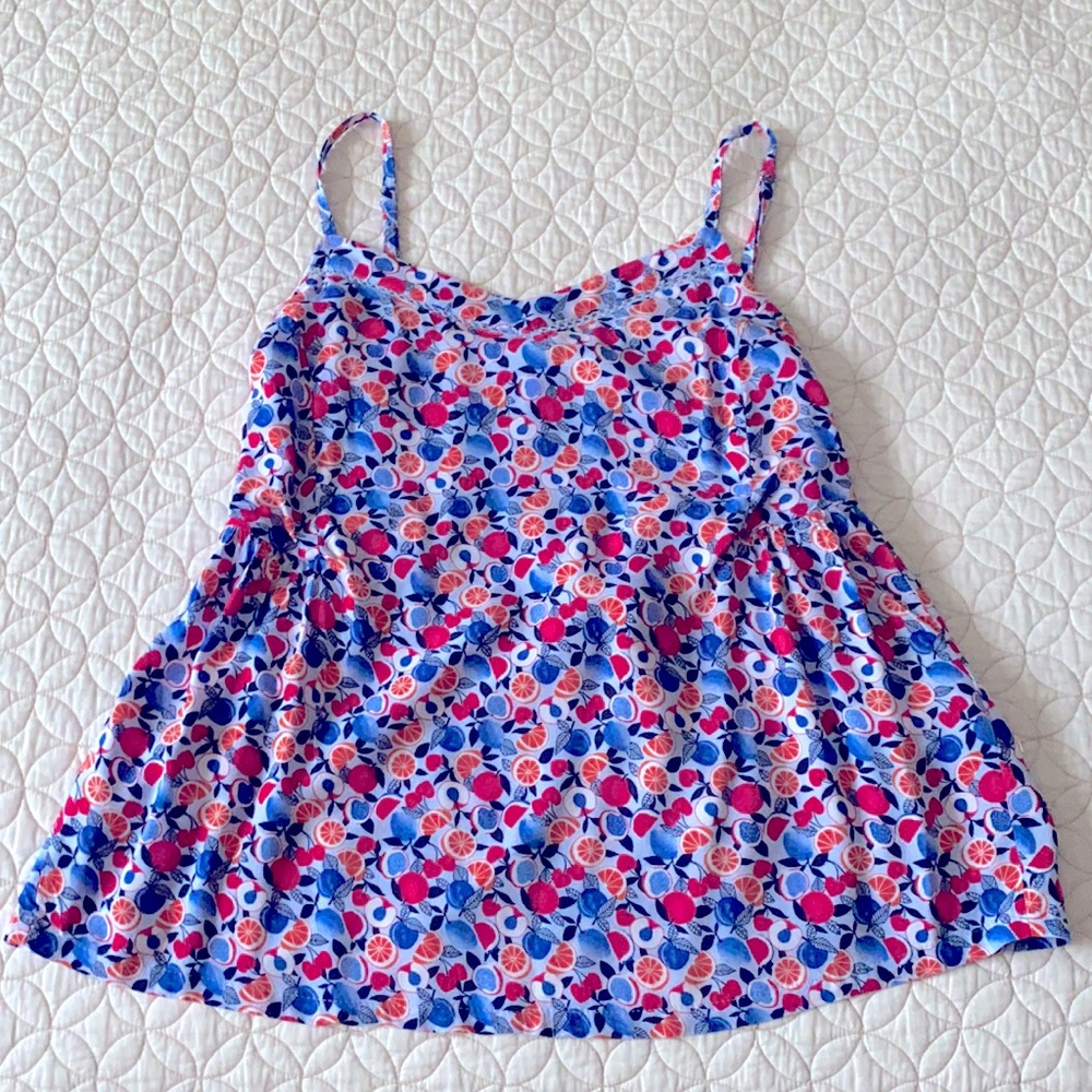 Fruit Print Sleeveless Camisole Top